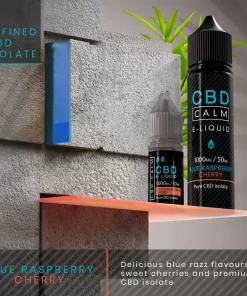 Alternative view of Blue Raspberry Cherry CBD E-Liquid
