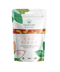 CBD Gummy Peach Rings