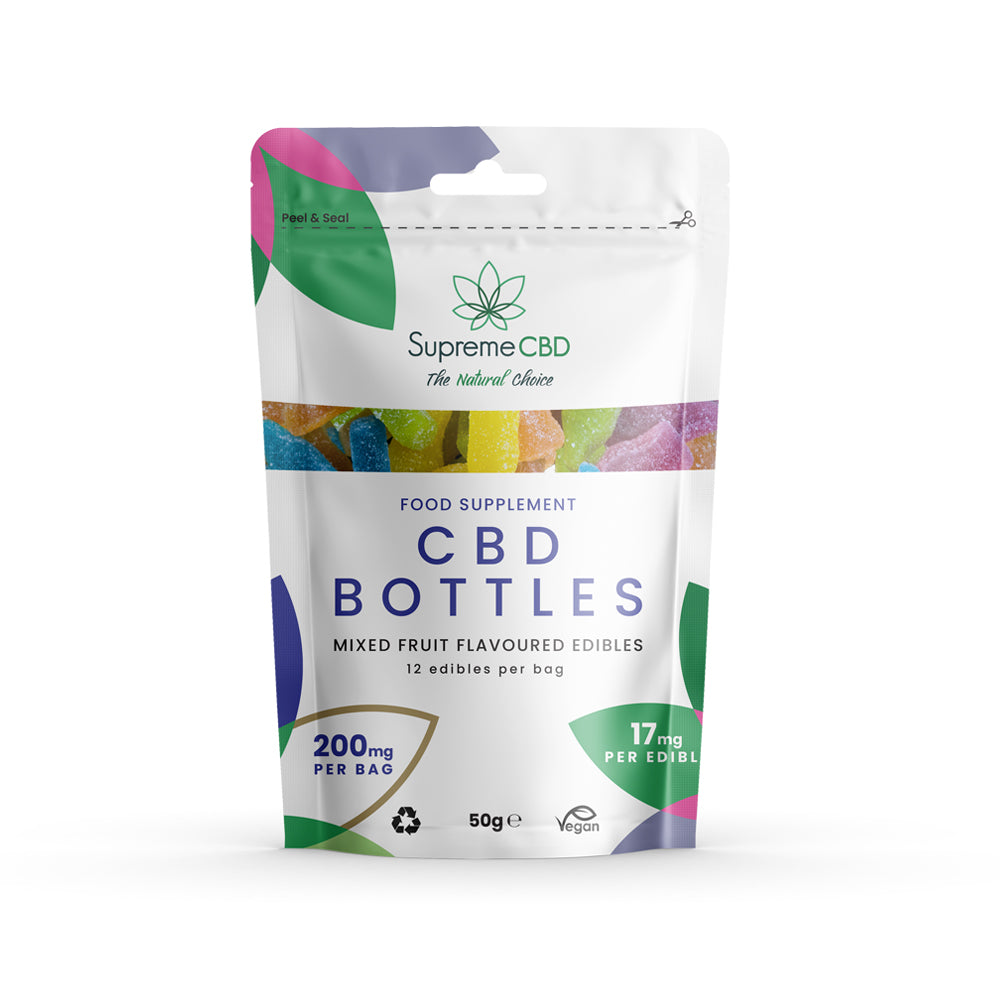 CBD Gummy Bottles Grab